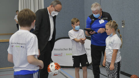 Minister Beuth in Aktion 