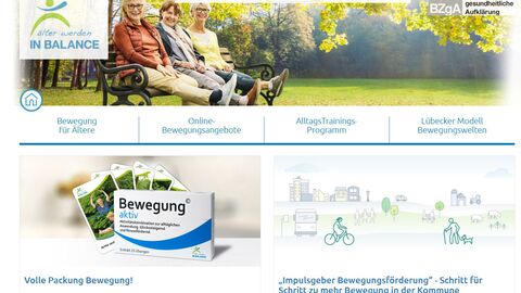 Älter werden in Balance