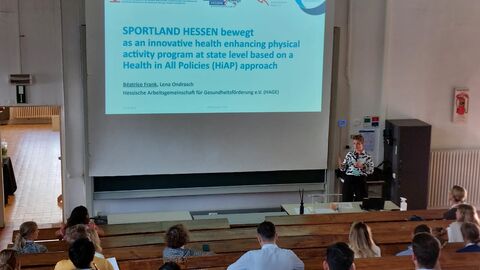 Präsentation des Landesprogramms auf der 12. HEPA-Conference in Leuven