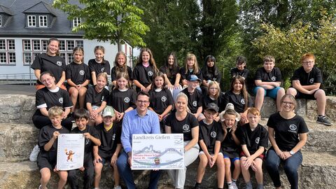 Die Klasse 4b der Theodor-Heuss-Schule Laubach war während des Aktionszeitraums die aktivste Klasse. 