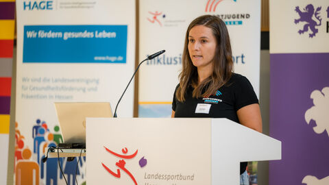 Grußwort von Lena Herke, Vorstandsmitglied der Sportjugend Hessen (SJH)
