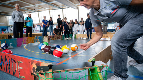 Raum für Vielfalt: „Vielfalt erleben!“ mit dem Projekt "Fußball Billard und Vielfalt" (Ellen Lewis, SV Germania Eberstadt e.V.)