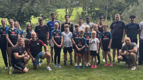 Gruppenbild inklusiver Lauftreff Bad Arolsen